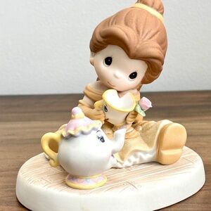DISNEY 2015 Precious Moments You Are So Tea-Lightful BELLE Chip Mrs Potts 159019